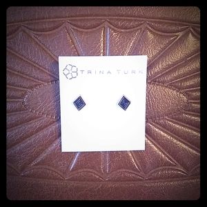 Trina Turk mixed metal stud earrings